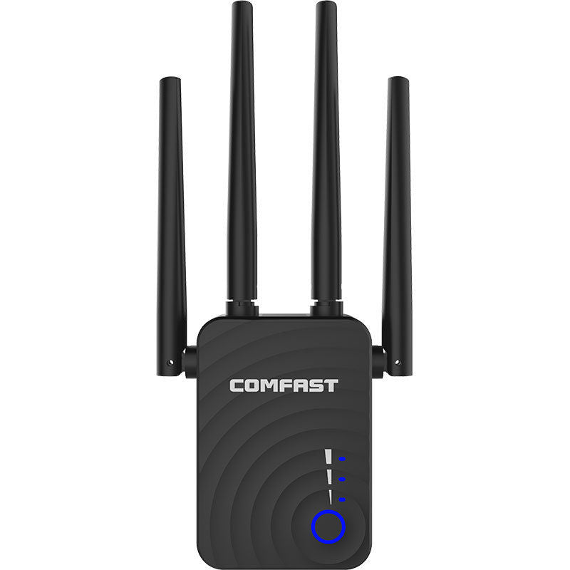 Dual-band 1200-megabit wireless relay router