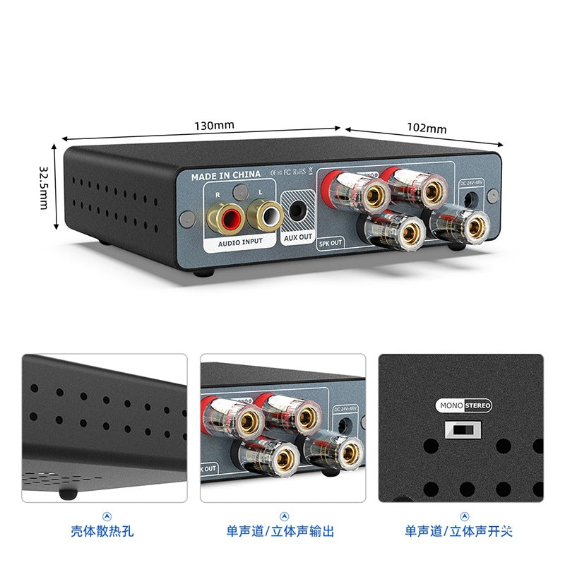 Aiyima/Aiyinman A07Max Tpa3255 High Power Amplifier 300W*2 Single Channel Bridge Amplifier