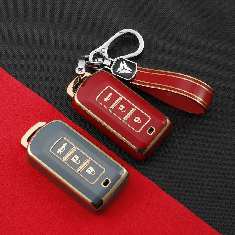 Mitsubishi Outlander Key Cover Yige Jinxuan ASX Wing God Pajero Jinchang Key Case Buckle