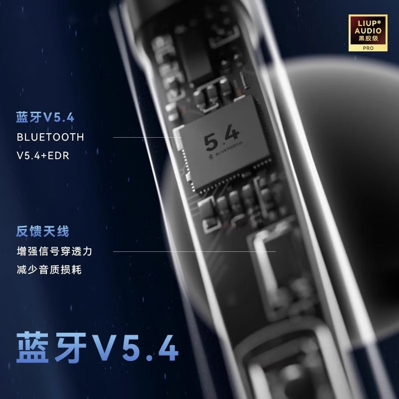 LIUP Luminous Quicksand New Non-sensitive Delay Active Noise Reduction Sports Game Bluetooth Headset For Apple Android