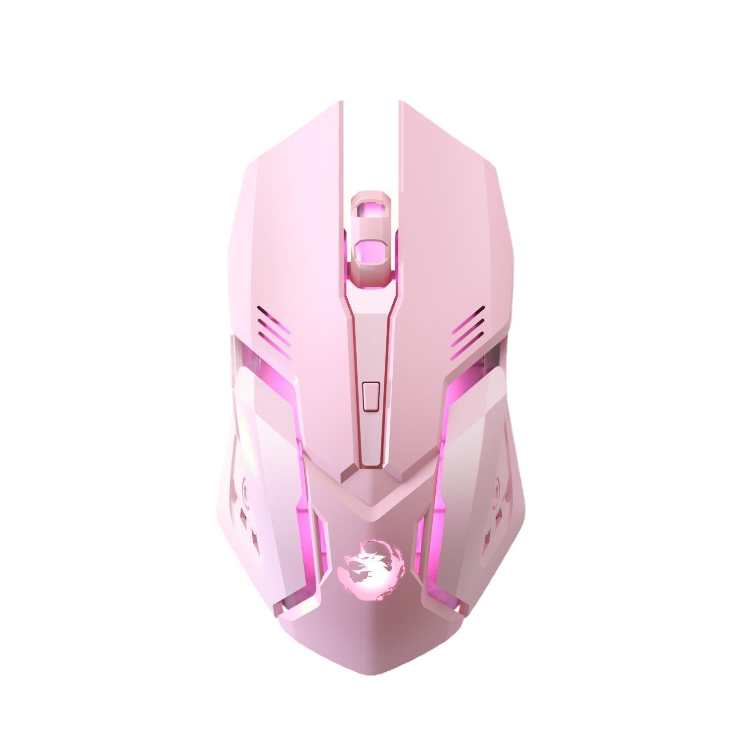 Wireless Mouse Bluetooth 2.4G Mute Silent Girls Cute Girls Rechargeable Gaming Laptop Mouse