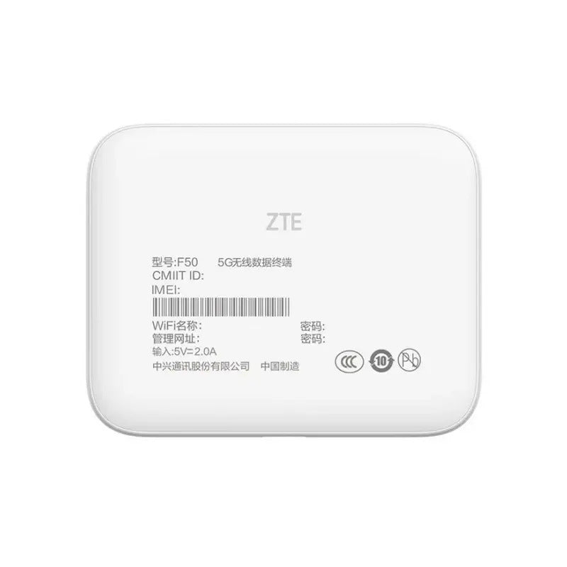 Applicable To ZTE 5G Pocket UFi Speed WiFi F50 Portable Portable Wireless MiFi