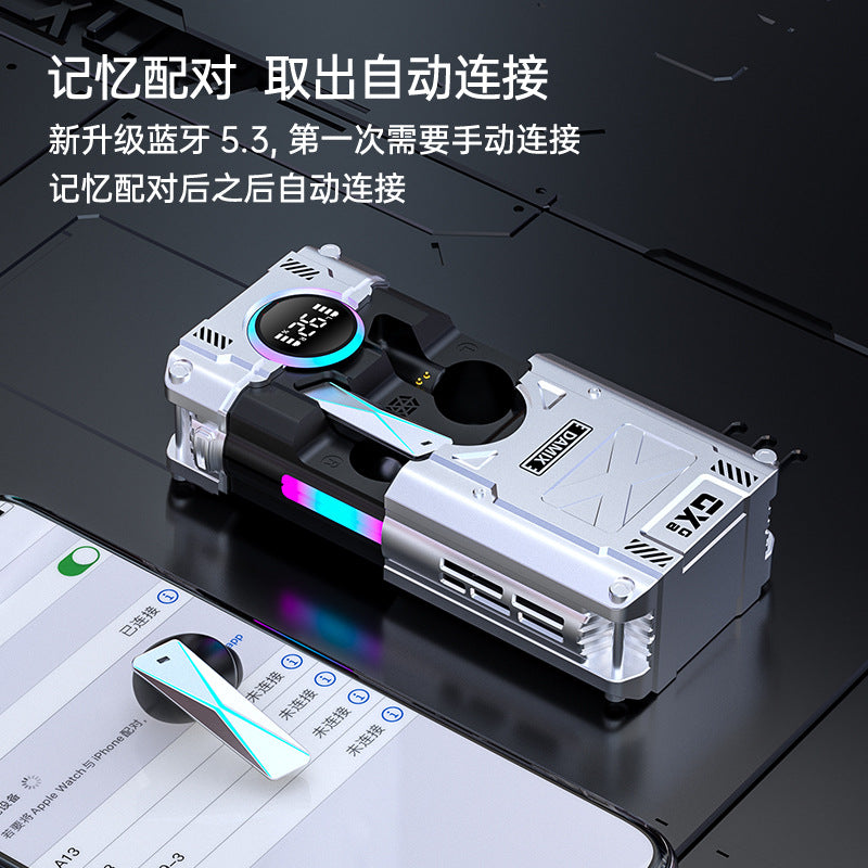 The New Lifting Warehouse Sci-fi Mecha Wireless Bluetooth Headset King Chicken Listening Voice Debate Position Sports Universal