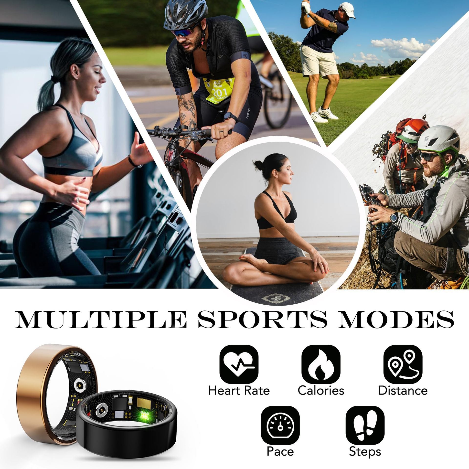 Cross-border Private Model R11M Smart Ring Heart Rate Blood Oxygen 100 Movement Pattern Smart Ring Smart Ring