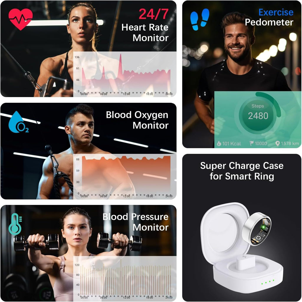 Cross-border Private Model R11M Smart Ring Heart Rate Blood Oxygen 100 Movement Pattern Smart Ring Smart Ring