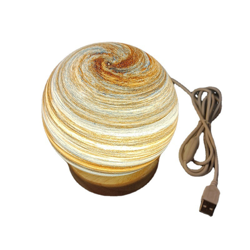 Cross-Border Wandering Planet Lamp Starry Sky Lamp Log Night Light Sunset Lamp Table Lamp Atmosphere Lamp Bedside Lamp Birthday Gift