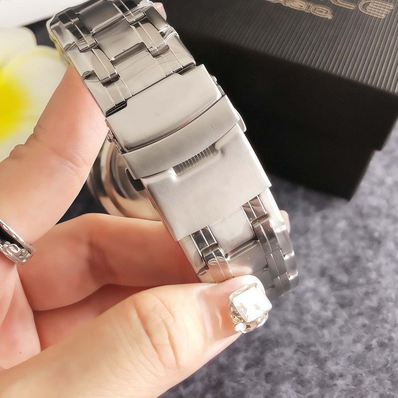 Multifunctional Six-Pin Chronograph Watch Men's Niche Light Luxury Large Dial Watch Men's 2025 Hot Style Retro Watch