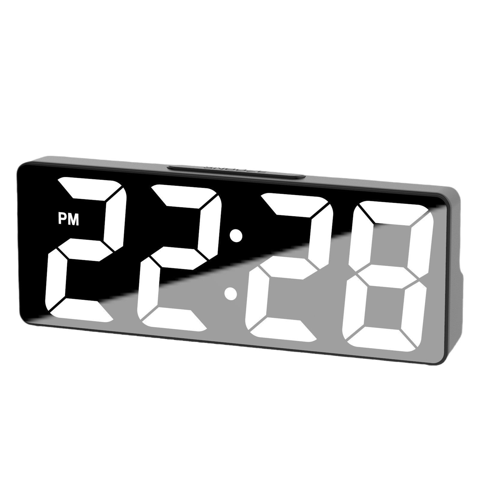 Digital Digital Clock Alarm Clock Luminous Mirror Student Desktop Smart Simple Multi-Function Clock Desktop