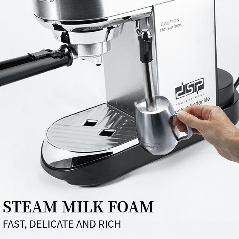 Home Office Small Italian Concentrated Semi-automatic Steam Rod Milk Foaming Machine Integrated Coffee Machine
