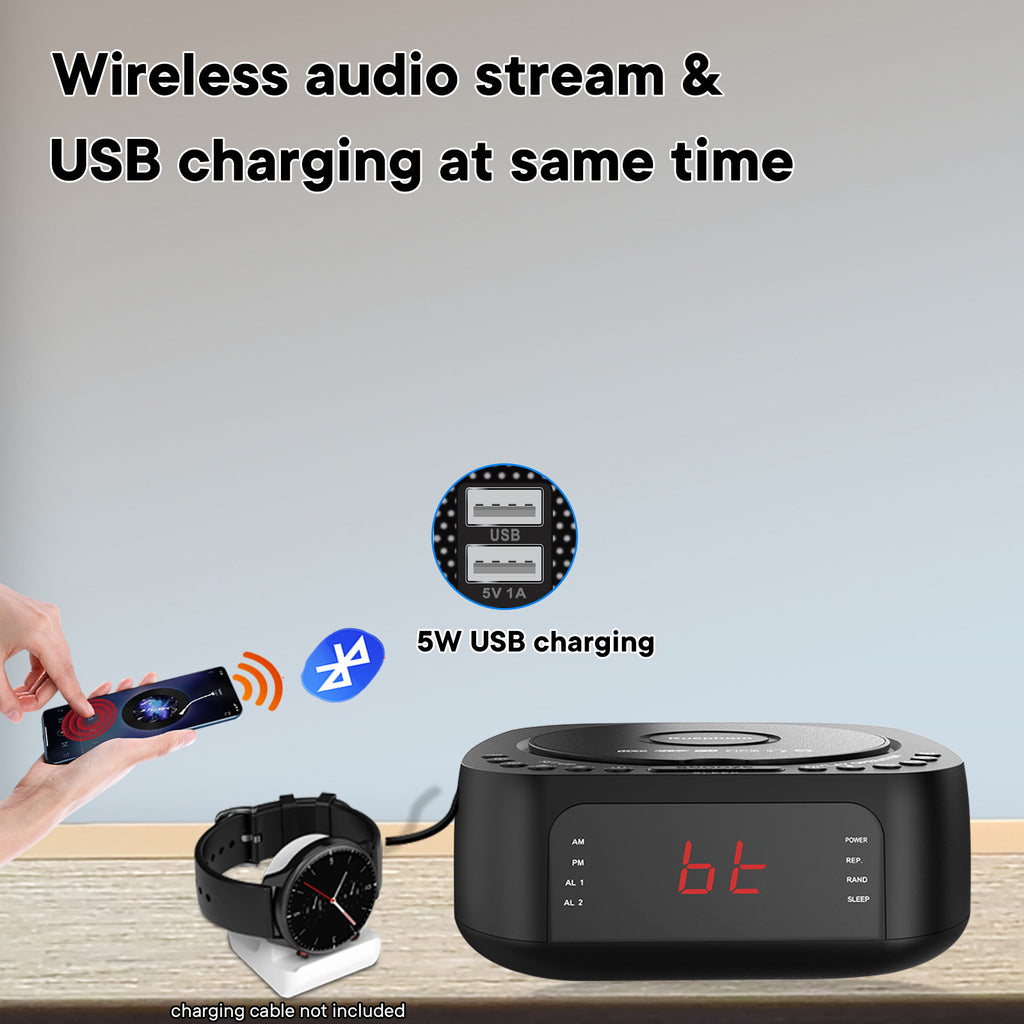 Cross-Border Retro Cd Player Disc Album Cd Player Bluetooth Speaker All-In-One Radio