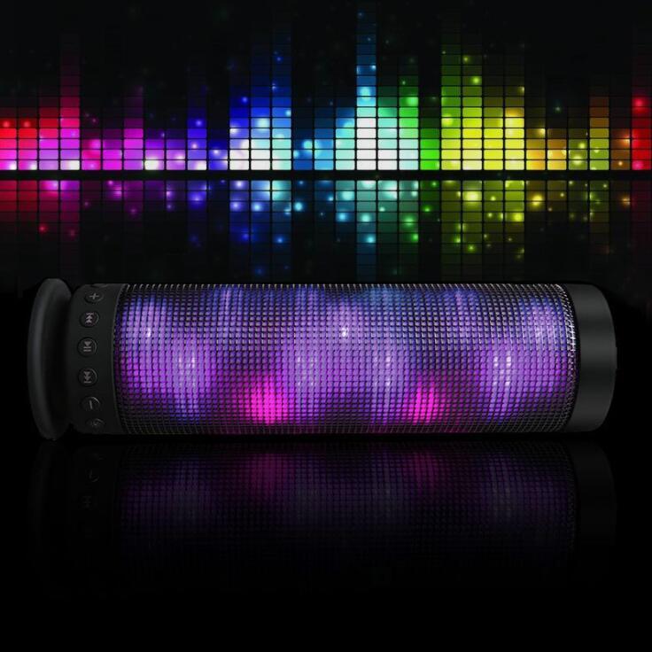 ELEGIANT Portable bluetooth Wireless LED Speakers Stereo Hi-Fi Enhanced Bass Built-in Mic
